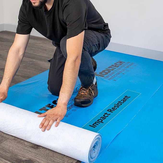 Temporary Floor Protection for Renovation, Painting, Construction - 40" x 90 ft, Covers 1800 sqft - Image 7