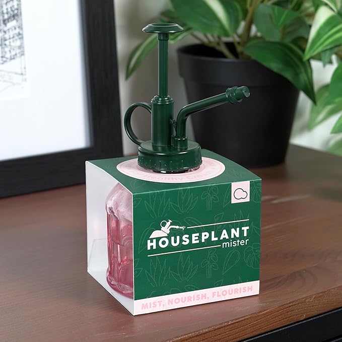 Houseplant Mister Spray Bottle – 180ml Pink Glass Plant Sprayer with Green Lid – Fine Mist for Humidity Control – Stylish Indoor Plant Care Accessory – Ergonomic and Leakproof Design - Image 3