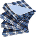Washable Bed Pads, Non-Slip Bed Pads for Incontinence (34" x 36", 4 Pack) - Waterproof and Reusable Underpads for Adults, Kids, and Pets by Brosive