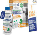 Breville Compatible Descaling Solution. 2 Bottles of Descaler Solution. Descaling Kit Removes Limescale For Hotter Coffee. 4 Uses Descaler For Breville Coffee Machines. by Caffenu