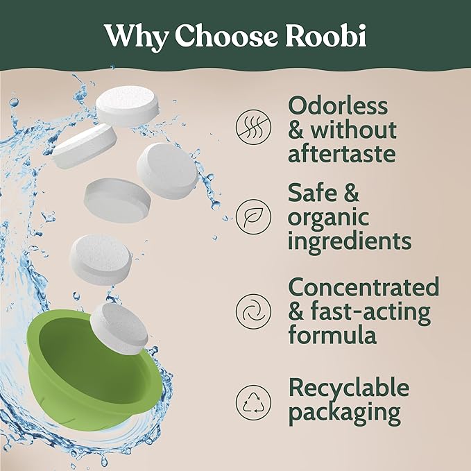 Roobi Cleaning Kit Compatible with Nespresso Vertuoline. Includes 1 Reusable Pod & 12 Cleaning Tablets. Carbon Neutral Vertuoline Cleaner Kit. 1 Year Supply. - Image 6