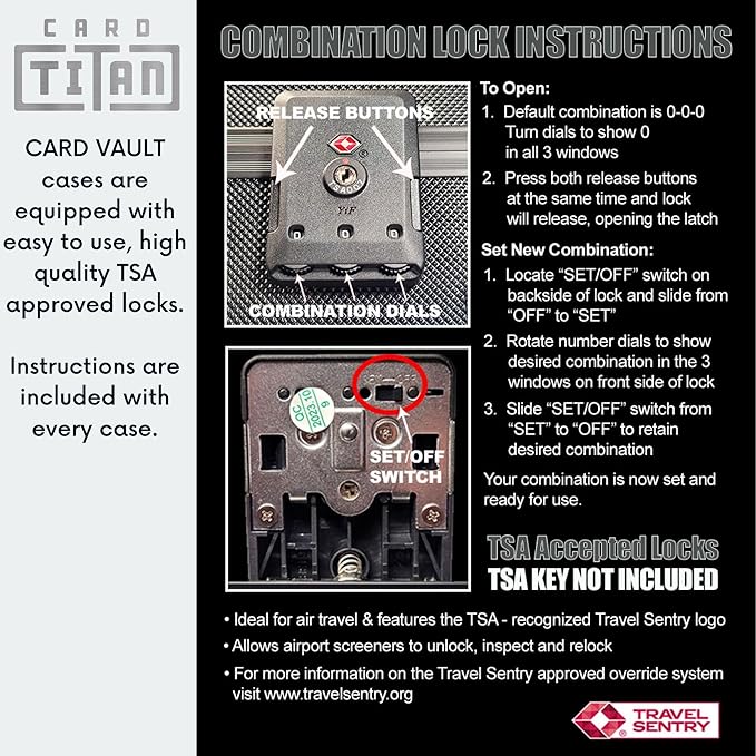 Vault Trading Card Storage Box - Lockable Sports Cards Hard Case with Spring-Loaded Pushers for Top Loaders & Graded Cards - 4 Row - Image 7