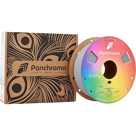 Panchroma PLA Grey 3D Printer Filament, 1.75mm, 1kg Spool, Easy to Print, High Speed Printing, Tangle Free, AMS Compatible, Perfect for Toys, Decor, Miniatures, Models & Cosplay - Image 8