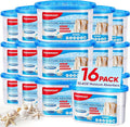 16 Pack Moisture Absorbers, 10.5 OZ Humidity Absorber Bucket, Moisture Absorbers for Closet, Dehumidifier Bucket for Wardrobes (Ocean Scent), Kitchens and Bathrooms by Unknown