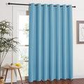 NICETOWN Sliding Glass Door Curtains - Patio Door Blinds, Luxury Home Blackout Curtains for Villa/Hall, Blinds for Bedroom (Teal Blue, 100 inches x 84 inches) by NICETOWN