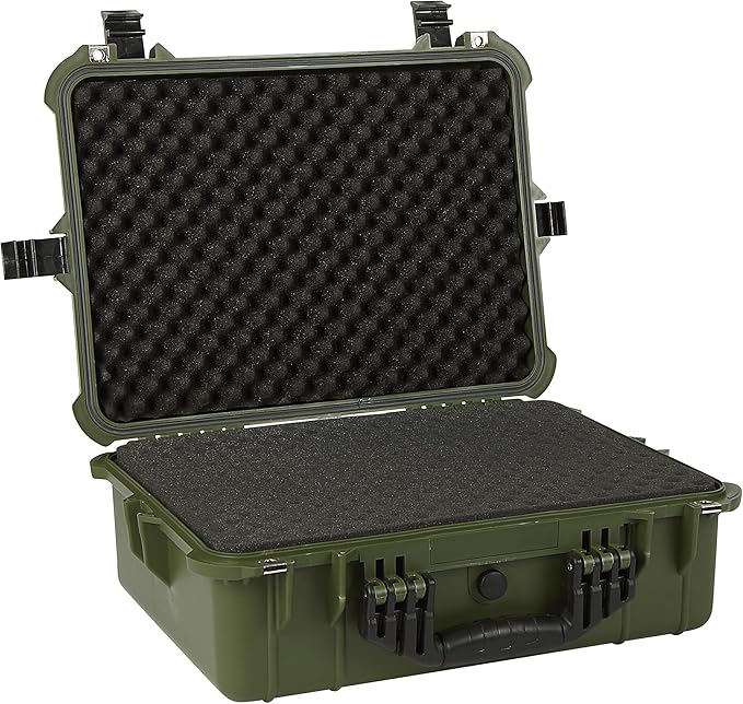 Strongway 20In. Plastic Waterproof Storage Case, Green, Model# Mj-6060_Grn - Image 2