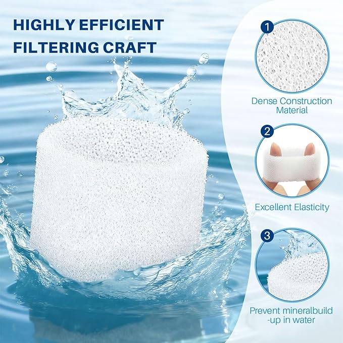 30 Pack Top Fill Humidifier Filter Replacement for LEVOIT Classic160, Dual150, Dual200S, Classic300(S), LV600S, OasisMist 450S, Superior6000S Series Humidifiers to Improve Humidification - Image 4