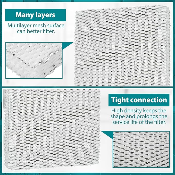 HASMX Humidifier Wick Filter Water Pad for Honeywell and Aprilaire A35W A-35W Furnace Humidifiers HE260A, HE260B, HE265A, HE265B, ME360, HE360 A/B, HE365 A/B, HC26E1004 Aprilaire 350 360 600 700 760 - Image 3
