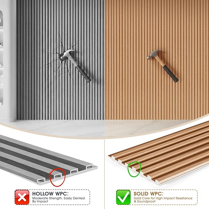 96 * 6 8-Pack WPC Solid Interlocking Grille,Teak - Image 3