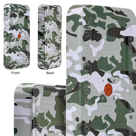 100 Gram Camouflage Gun Safe Dehumidifier Silica Gel Canister Rechargeable Dehumidifier Desiccant Reusable Indicating Desiccant Moisture Absorber with Visible Window [6PACK] - Image 7