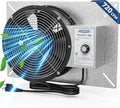 ALORAIR 720 CFM High Flow Powered Crawl Space Ventilation Fan, IP55 Rated 10" Basements Vent Fan with Freeze Protection Thermostat & Dehumidistat, for Crawlspace, Garage, Basements, Attic, Exhaust by ALORAIRSOLUTIONSINC0J0DC