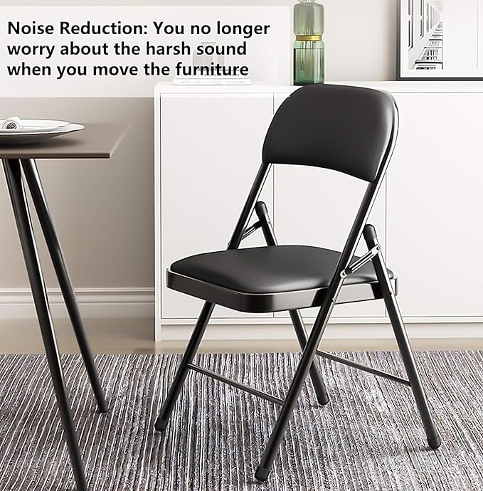 12 Pcs Round Rubber End Caps 1.1" (28mm) ID Vinyl Flexible Bolt Chair Foot Covers Screw Thread Chair Leg Protectors for Round Tubing Bolt Desk Chair Leg (Black) - Image 4