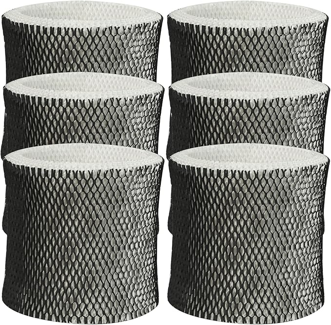 HWF64 Humidifier Filter for Sunbeam Humidifier Filter B, SCM1746, Long-Last & Sturdy, Fits Holmes HM1746, HM-1745 and Bionaire BWF64, 6 Pack by SUNRRA