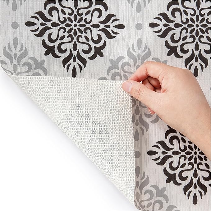 Premium Shelf Liner Non Slip 12inx50FT, Non Adhesive Drawer Liner, Waterproof Pantry Liner, Cabinet Lining Shelf Liners for Kitchen Cabinets - Image 6