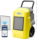 AlorAir 180 Pints Commercial Dehumidifier with Pump Drain Hose, Smart Wi-Fi Dehumidifier for Large Basement, Industrial or Commercial Space, Smart Wi-Fi, 5 Years Limited Warranty by ALORAIRSOLUTIONSINC0J0DC