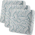 Fuloon Seat Cushion Covers, Stretch Couch Slipcovers Sofa Cushion Protective Solid Chair Slipcovers Washable Suitable for Armchair Loveseat Sofa 3 PC Blue by Fuloon