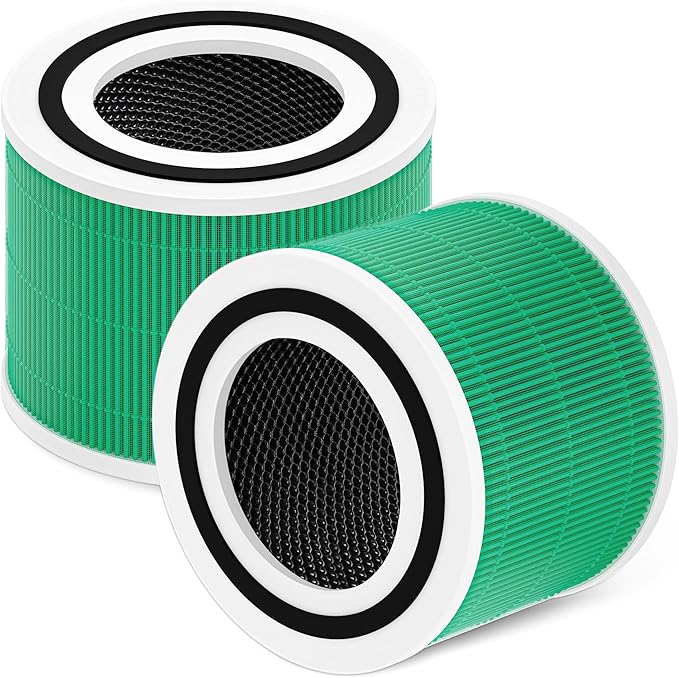 Core 300 Filter Replacement Fit for Levoit Core 300 Core 300-RF-TX (Green), 3-in-1 Filter by Improvedhand