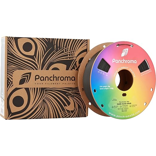 Panchroma PLA Dark Olive Drab 3D Printer Filament, 1.75mm, 1kg Spool, Easy to Print, High Speed Printing, Tangle Free, AMS Compatible, Perfect for Toys, Decor, Miniatures, Models & Cosplay - Image 8