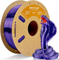 ERYONE Silk PLA Filament for 3D Printer, 1.75mm +/- 0.03mm, 1kg (2.1LBS)/Spool, Dark Purple by ERYONE