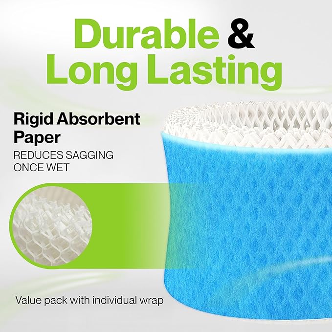Durabasics 4 Pack of Premium Humidifier Filters Compatible with Honeywell Humidifier Filters HAC-504, HAC-504AW & Honeywell Filter A | Replacement for HCM 350 Filters & Cool Mist Humidifiers - Image 4