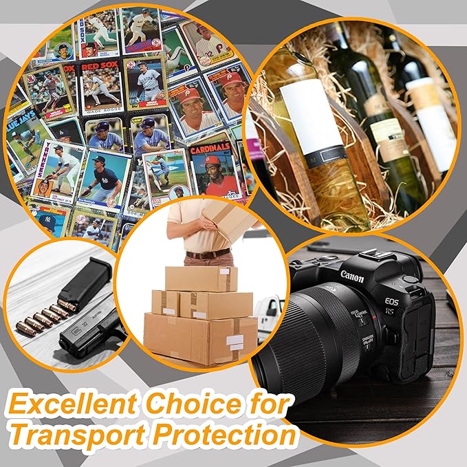 Foam Card Dividers - 48 PCS Card Dividers for Storage Boxes Multifunction Foam Dividers for Trading Cards Shock Absorbing Foam Block for Sport Playing Game Card Packing Cases and Crafts - Image 5