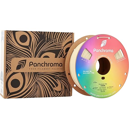 Panchroma PLA Cream 3D Printer Filament, 1.75mm, 1kg Spool, Easy to Print, High Speed Printing, Tangle Free, AMS Compatible, Perfect for Toys, Decor, Miniatures, Models & Cosplay - Image 8