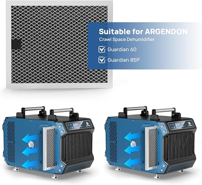 ARGENDON MERV-1 Filter Replacement for Crawl Space Dehumidifier-Guardian60/60P/85P-1pack - Image 2