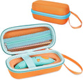 Case Compatible with 3Doodler Start+ Essentials for 3D Pen Set for Kids, Carrying Holder Fit for Printing Pens,Storage Organizer for Printing Filament Refill,Micro-USB Charger (3D-01-Orange) by TATAVR