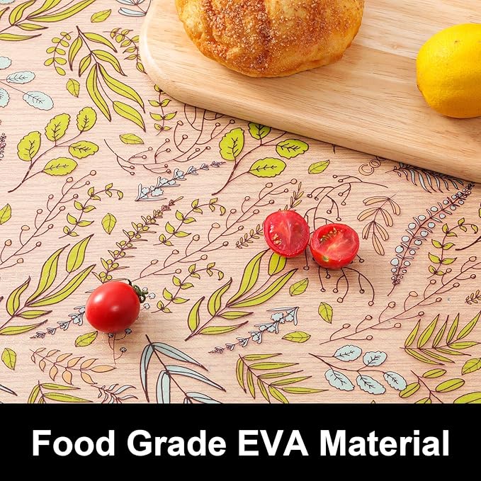 Cooyes Shelf Liners for Kitchen Cabinets, Refrigerator Liners Waterproof & Oil-Proof Kitchen Cupboard Liner Drawer Mats EVA Material Non Adhesive Fridge Liner for Shelves - Image 6