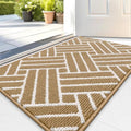 OLANLY Indoor Door Mat, 32x20 Inch, Dirt Resistant and Absorbent, Non-Slip Rubber Backing Floor Mats, Easy Clean Low-Profile Doormat for Entryway, Front Door, and Inside Entrance, Beige by OLANLY