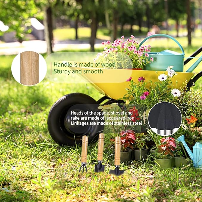 WNJ Plant Repotting Mat for Garden, 2 PCS Waterproof Potting Mats, Foldable Indoor Plant Mat, Portable Mini Garden Tool Set, 12 PCS Succulent Garden Tool Set,Square Garden Potting Tray,Gifts for Women - Image 5