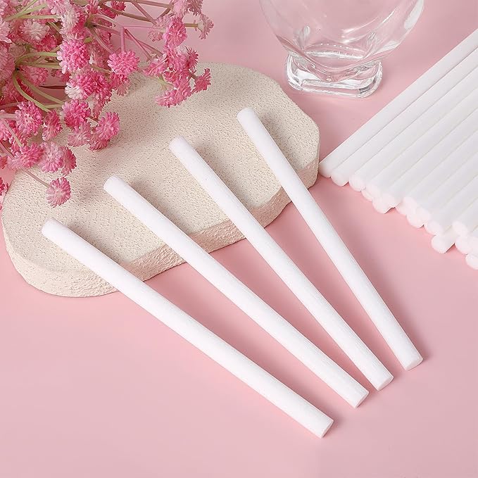 24 Pcs Humidifier Wicks Sticks Diffuser Wicks Replacement Cotton Refill Stick 5.35 X 0.3 Inch Humidifiers Filter Refill Sticks for Portable Cool Mist Mini Humidifier - Image 6