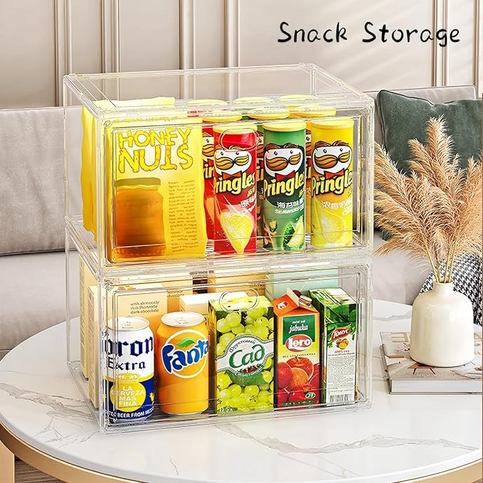 Extra Large Clear Acrylic Shoe Boxes with Magnetic Doors - Stackable Sneaker Display Case for Shoes Storage, Side Opening Dust Proof Organizer Containers for sneakers, Boots, Purses - Image 5