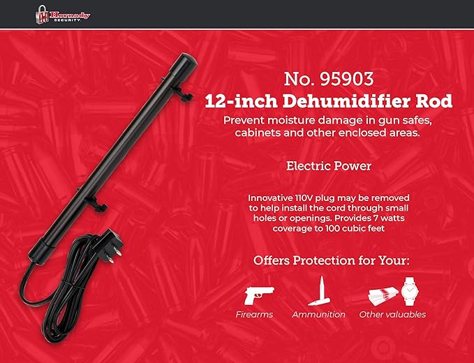 Hornady 95903 Electronic Gun Safe Dehumidifier Rod (12"),Black - Image 2