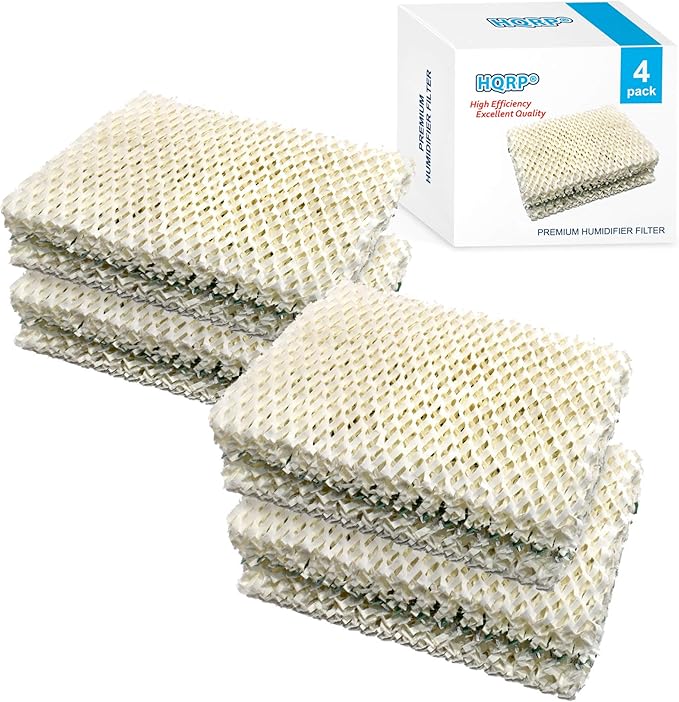 HQRP 4-Pack HDC-12 Super Humidifier Wick Filter Replacement for Essick Air AIRCARE HDC12 for EA1407, HD1409 Evaporative Humidifiers, BestAir ES12 - Image 8