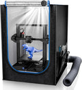 3D Printer Enclosure with Ventilation Kit, LED Light,Thermo-Hygrometer, Premium Fireproof Dustproof Tent Constant Temperature Protective Cover for Creality Ender 3 V3 SE/KE/Ender 3/3 Pro/3V2/3S1/Neo by YOOPAI
