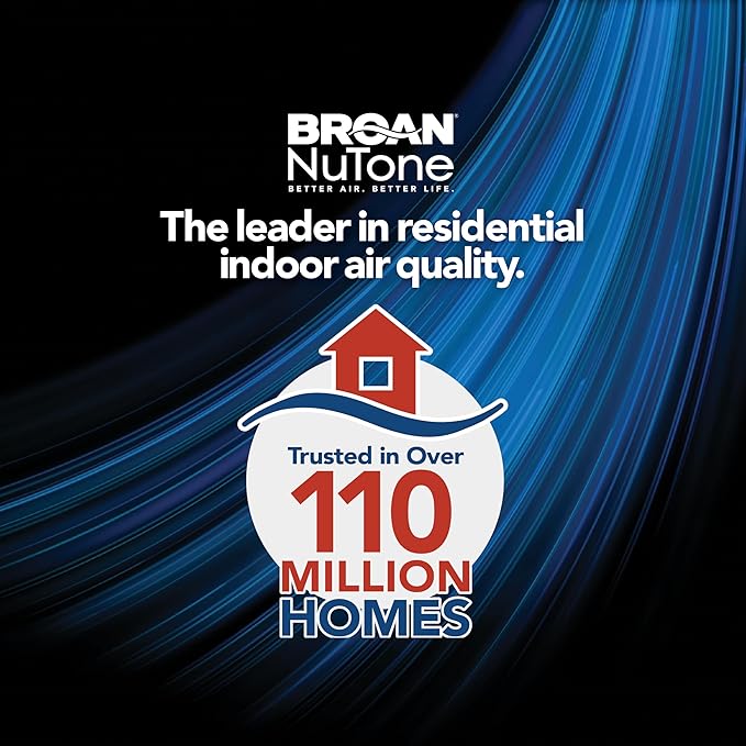 EVOLVE Premium Bathroom Exhaust Fan with Light and Continuous Run, 110-130-150 Selectable CFM - Image 8