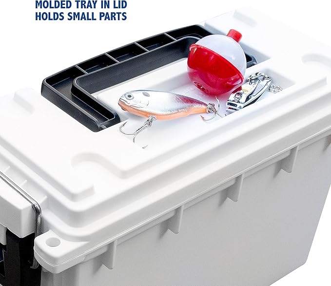 Sheffield 12681 Marine Storage Box, Dry Box Made in USA, Waterproof Container for Boat and Dock Gear, Small Parts Organizer with Latch, Stackable - Image 6
