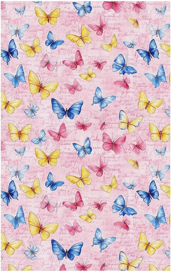 Headrest Cover for Recliner Chairs Pink Butterfly Wear Resistant Couch Headrest Protector Non-Slip Pet Scratch Resistant Couch Headrest Covers for Sofa - Image 7