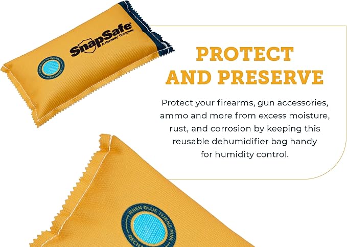 SnapSafe Reusable Dehumidifier Bag 450G, 75908 - Portable, Easy to Use Moisture Absorbers for Gun Safes & Cabinets - Prevent Moisture Damage for Gun Safe Accessories, Firearms in Your Gun Vault - Image 2