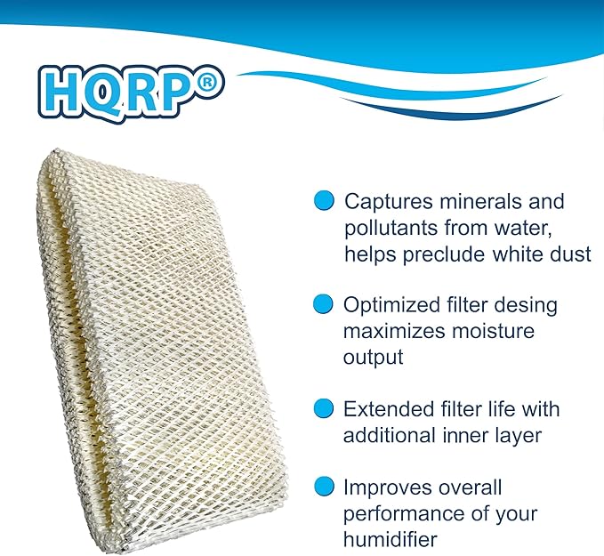 HQRP SWF75 Wick Filter Compatible with Sunbeam Humidifier SCM3501, SCM3502, SCM3657, SCM3656, SCM3609, SCM3609P, SCM3755, SCM3755C, Part SWF75 SF221 SWF75-CN1 SWF-75 Replacement - Image 4