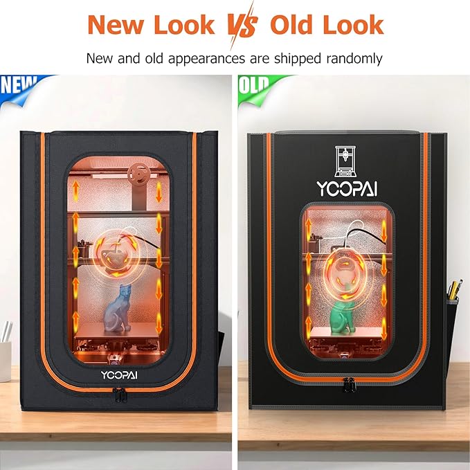 3D Printer Enclosure with LED Lighting, Fireproof Dustproof Tent Constant Temperature Protective Cover for Creality Ender 3 V3 SE/KE/Ender 3/Ender 3 Pro/Ender 3V2/Ender 3S1/Neo/Anycubic Elegoo, Medium - Image 9