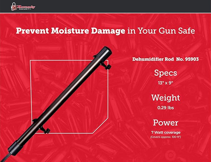 Hornady 95903 Electronic Gun Safe Dehumidifier Rod (12"),Black - Image 4