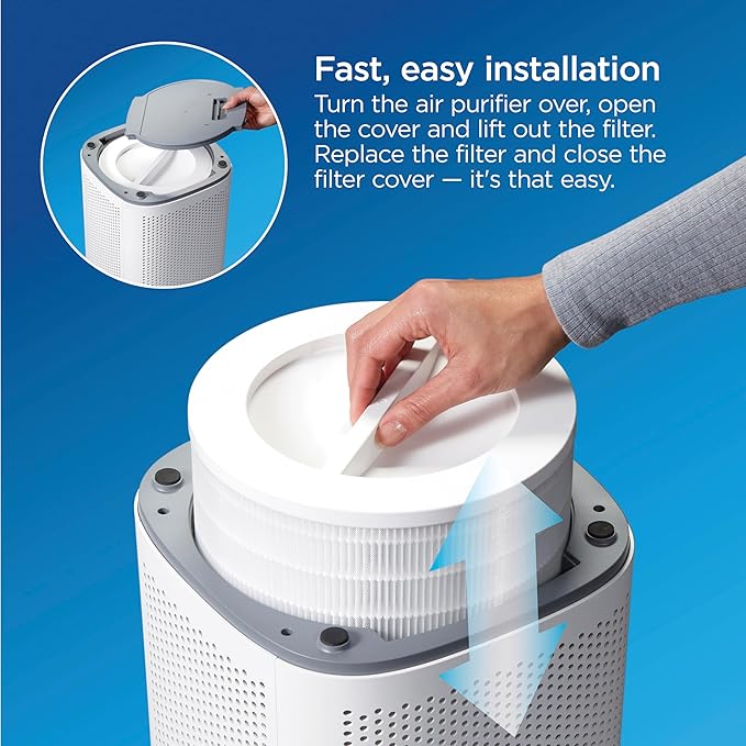 Clorox HEPA Air Purifiers for Home, True HEPA Filter, XL Rooms Up to 2,200 Sq Ft, Removes 99.9% of Mold, Viruses, Wildfire Smoke, Allergens, Pet Allergies, Dust, AUTO Mode, Whisper Quiet - Image 10