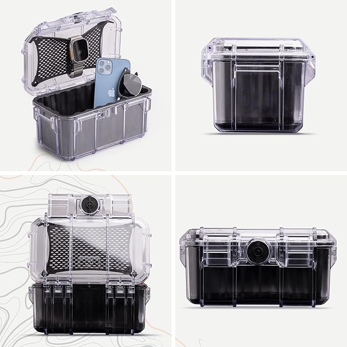 Evergreen 58 Waterproof Dry Box Protective Case - Travel Safe/Mil Spec/USA Made - for Cameras, Lenses, Phones, Pistols, First Aid, Boating, Water Sports, Tacklebox, Ammo Can, Deck Boxes - Image 2