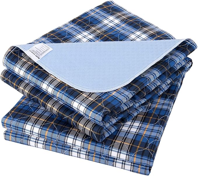 Non-Slip Bed Pads for Incontinence Washable (36" x 34"|2 Pack),Waterproof Bed Pads,Adult Washable Incontinence Bed Pads for Adults,Dog,Kids by Brosive