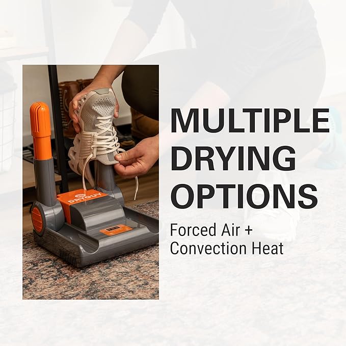 DryGuy Shoe, Boot, Garment & Gear Electric Dryer, Quick Drying for Ski, Work, Sports Equipment – Energy Efficient, Odor Eliminating Design, Home or Garage Use,2 Port, Heat + Fan + Digital - Image 2