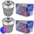 800 Gram Gun Safe Dehumidifier, 2 Pack of 1.77 LBS Rechargeable Dehumidifier Blue to Pink Silica Gel Desiccant Moisture Absorbers, Dehumidifiers for Room, Bedroom, Safe, Closet, Bathroom, Car by Wisesorb