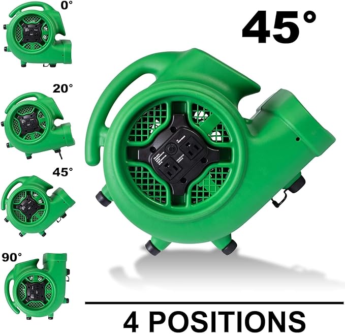 XPOWER Water Damage Cleanup & Restoration DIY Combo w/Commercial Grade Dehumidifier & Air Movers. - Image 5