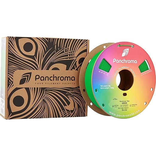 Panchroma PLA Green 3D Printer Filament, 1.75mm, 1kg Spool, Easy to Print, High Speed Printing, Tangle Free, AMS Compatible, Perfect for Toys, Decor, Miniatures, Models & Cosplay - Image 8